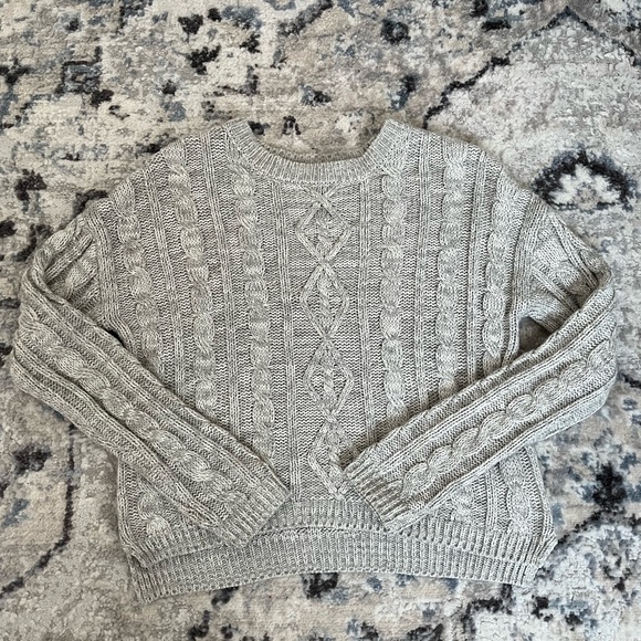 Grey Garage Knit Sweater - Picture 2 of 4